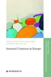 bokomslag Immoral Contracts in Europe