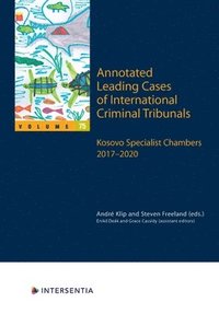 bokomslag Annotated Leading Cases of International Criminal Tribunals - volume 75