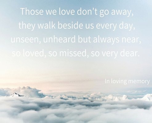 Lulu and Bell, Lulu And Bell - Condolence book for funeral, landscape (Hardcover), Inbunden