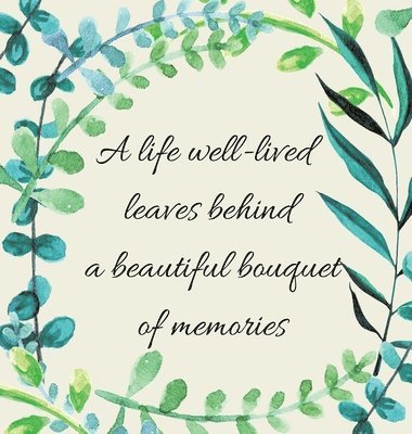 bokomslag In Loving Memory Condolence Book (Hardback cover)