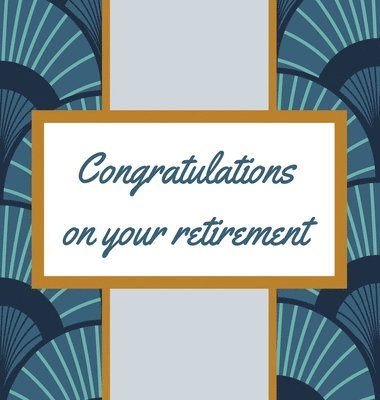 bokomslag Retirement Guest Book with lined pages (hardback)