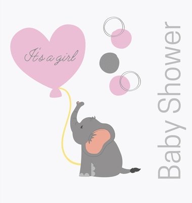 bokomslag Welcome baby girl, baby shower guest book (Hardcover)
