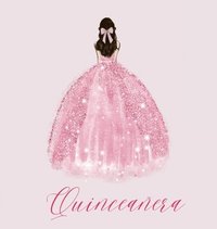 bokomslag Quinceanera Guest Book with pink dress (hardback)