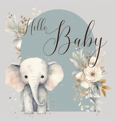 Hello Baby, Baby Shower Guest Book (hardback) 1