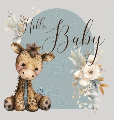 Hello Baby, Baby Shower Guest Book (hardback) 1