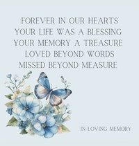 bokomslag Celebration of life, funeral book, Condolence book to sign (Hardback cover)