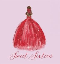 bokomslag Sweet sixteen guest book, party Guest book, birthday party guest book to sign