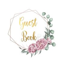 bokomslag Guest Book for visitors and guests to sign at a party, wedding, baby or bridal shower (hardback)