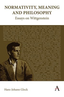 Hans-Johann Glock - Normativity, Meaning and Philosophy: Essays on Wittgenstein, Inbunden