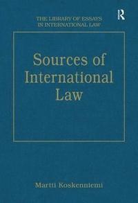 bokomslag Sources of International Law