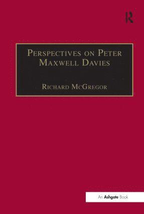 bokomslag Perspectives on Peter Maxwell Davies