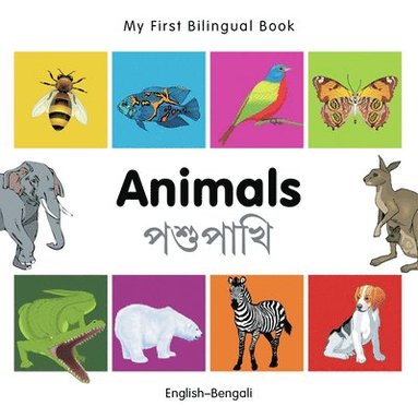 bokomslag My First Bilingual Book -  Animals (English-Bengali)