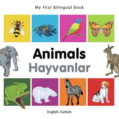Milet Publishing - My First Bilingual Book-Animals (English-Turkish), Kartonnage