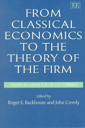 Roger E. Backhouse, John Creedy - From Classical Economics to the Theory of the Firm, Inbunden