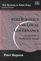 bokomslag Public Policy and Local Governance