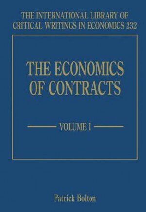 Patrick Bolton - Economics of Contracts, Inbunden