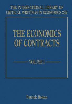 Patrick Bolton - Economics of Contracts, Inbunden