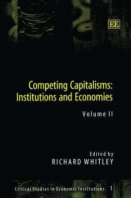 Competing Capitalisms: Institutions and Economies