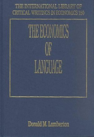 Economics of Language