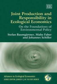 bokomslag Joint Production and Responsibility in Ecological Economics