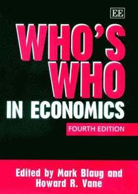 bokomslag Who's Who in Economics, Fourth Edition