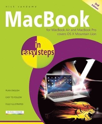 MacBook for MacBook Air and MacBook Pro covers OS X Mountain Lion In Easy Steps 3rd Edition 1