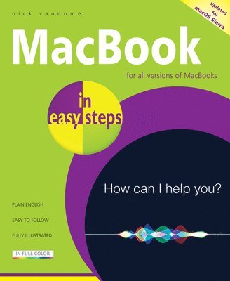 bokomslag MacBook in easy steps