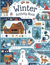bokomslag Winter Activity Book for Kids: Tracing Shapes, Numbers, Words, Counting, Matching Objects, Shadow Matching Book for Kids, Activity Book for Kids 4-8