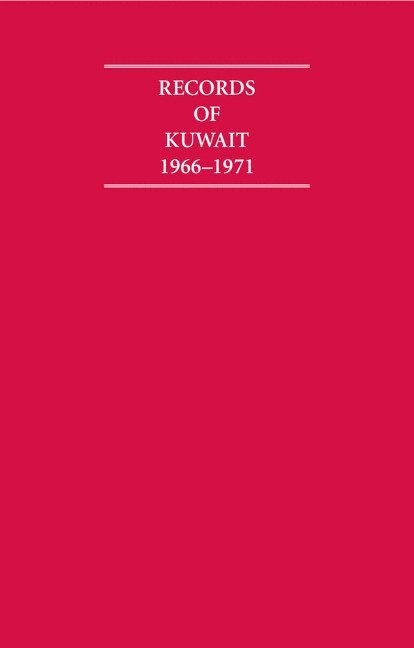 A. Burdett - Records of Kuwait 1966-1971 6 Volume Hardback Set, Inbunden