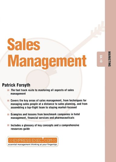 Patrick Forsyth - Sales Management, Häftad