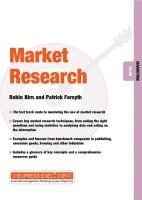Robin Birn, Patrick Forsyth - Market Research, Häftad