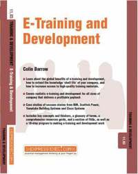 bokomslag E-Training and Development