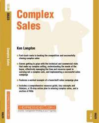 bokomslag Complex Sales