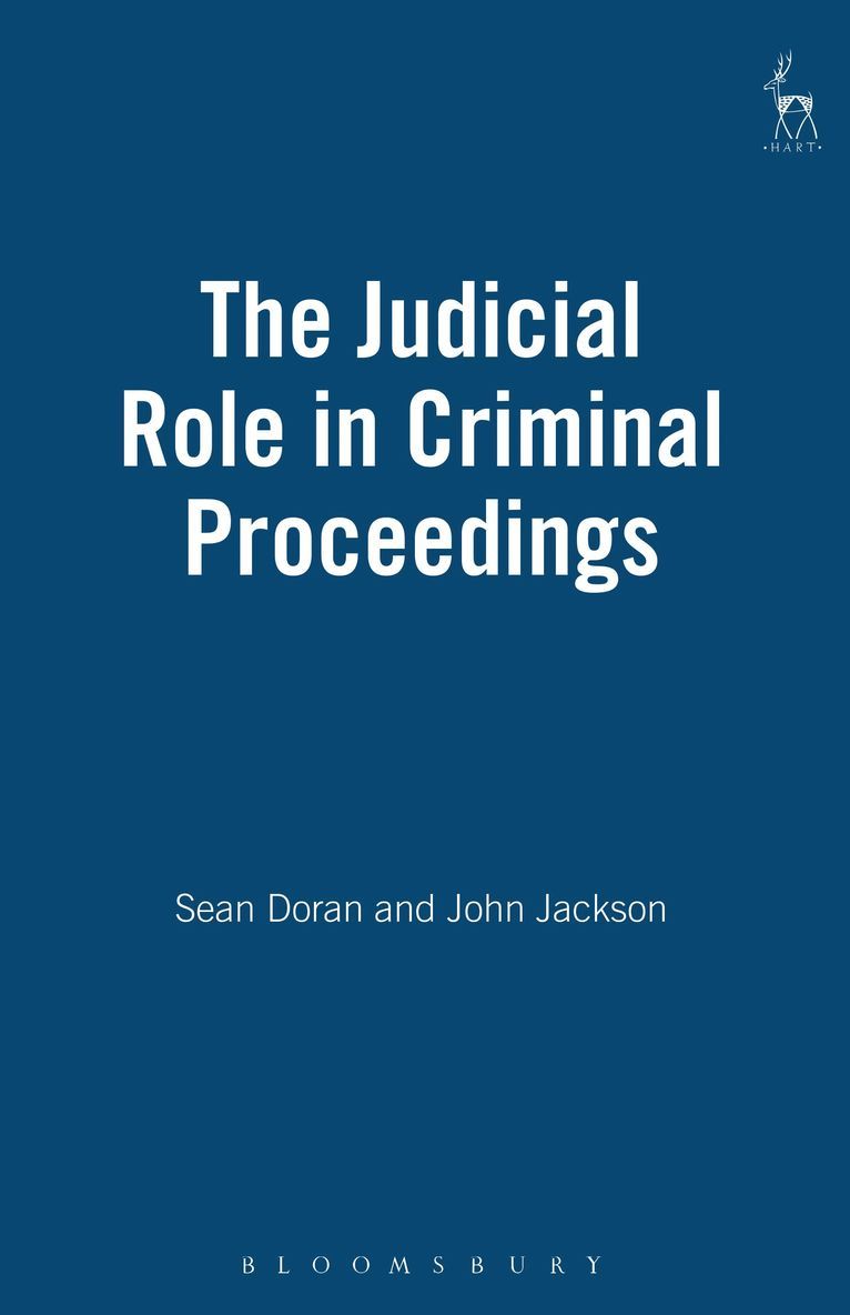 Sean Doran, John D Jackson, Professor John D (University of Nottingham) Jackson, John Jackson - Judicial Role in Criminal Proceedings, Inbunden