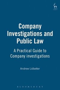 bokomslag Company Investigations and Public Law