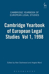 bokomslag Cambridge Yearbook of European Legal Studies  Vol 1, 1998