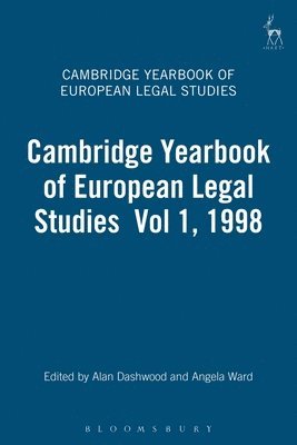 Cambridge Yearbook of European Legal Studies  Vol 1, 1998 1