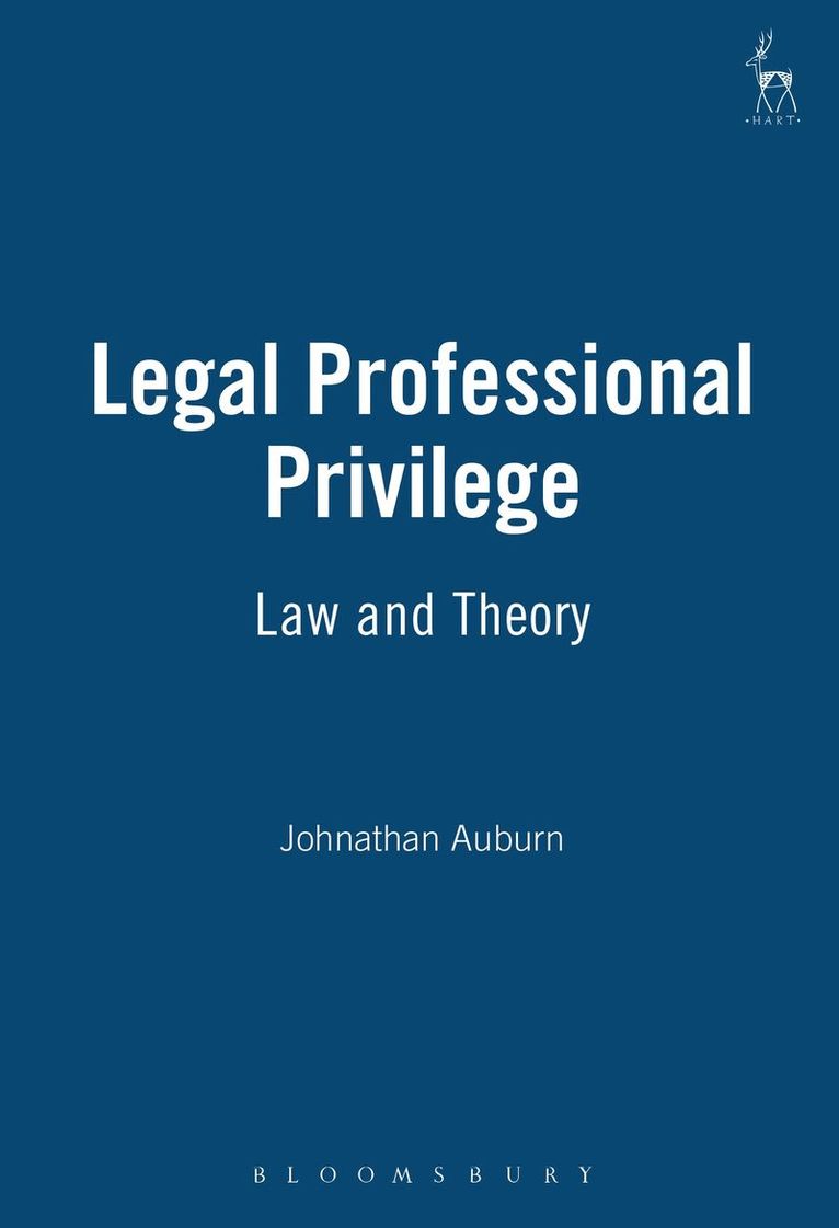Jonathan Auburn - Legal Professional Privilege, Inbunden