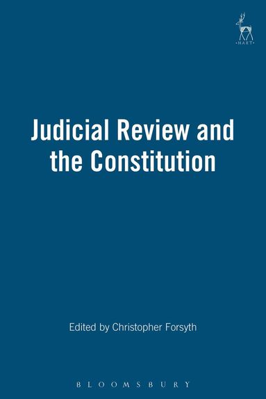 bokomslag Judicial Review and the Constitution