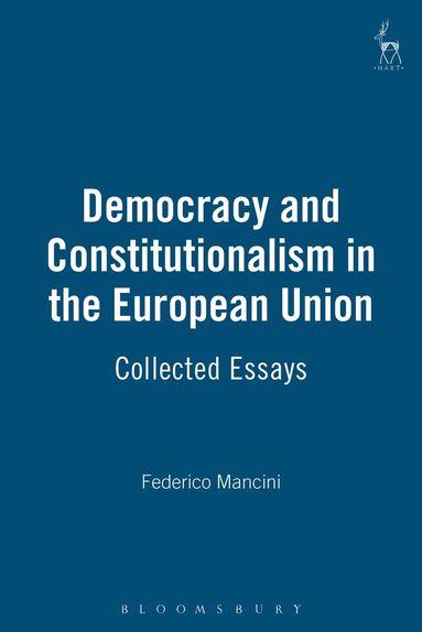 bokomslag Democracy and Constitutionalism in the European Union
