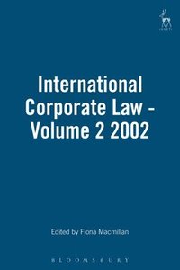 bokomslag International Corporate Law - Volume 2 2002