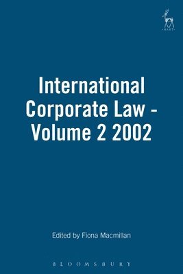 International Corporate Law - Volume 2 2002 1