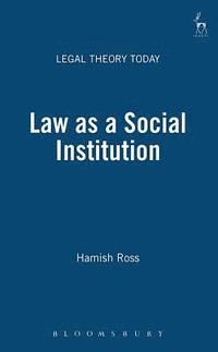 bokomslag Law as a Social Institution