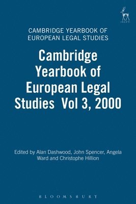 Cambridge Yearbook of European Legal Studies  Vol 3, 2000 1