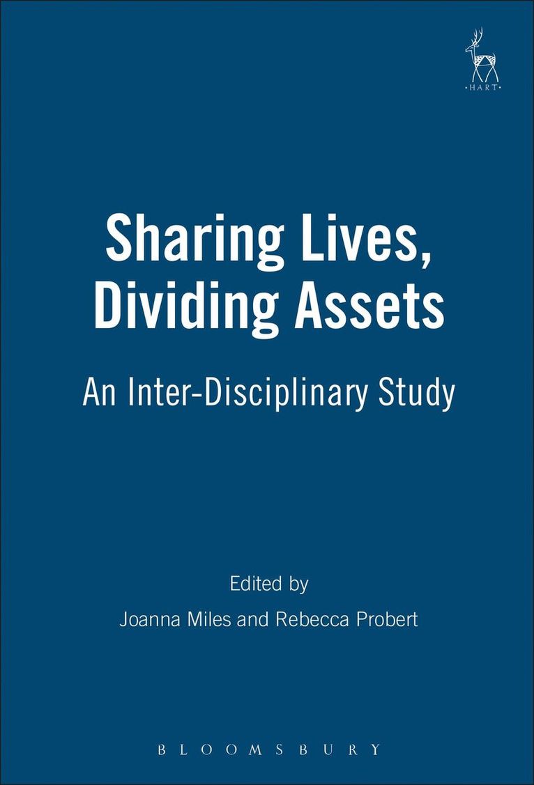 Joanna Miles, Rebecca Probert - Sharing Lives, Dividing Assets, Häftad