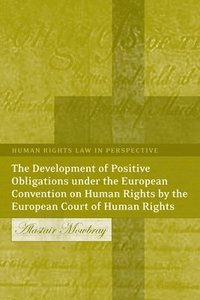 bokomslag Development of Positive Obligations under the European Convention on Human Rights by the European Court of Human Rights
