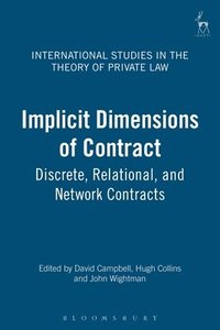 bokomslag Implicit Dimensions of Contract