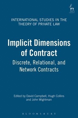 Implicit Dimensions of Contract 1