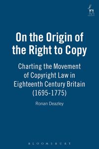 bokomslag On the Origin of the Right to Copy