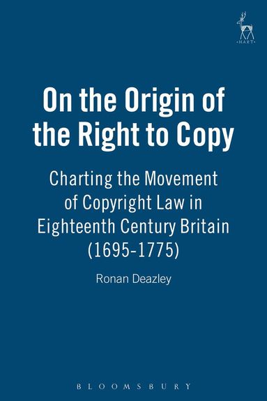 bokomslag On the Origin of the Right to Copy